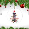 Ornament Dog Tangled in Lights Merry Christmas Dog Ornament Keepsake Holiday Present Dog Lovers 2022 Xmas Trees Decorations Keepsake Gifts view 3