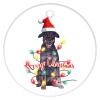 Ornament Dog Tangled in Lights Merry Christmas Dog Ornament Keepsake Holiday Present Dog Lovers 2022 Xmas Trees Decorations Keepsake Gifts view 4