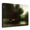 Diving Pig Michael Sowa Dock Flying Pig Animals Funny Poster Canvas Print Wall Art Modern Classroom Kitchen Bedroom Room Aesthetics Decoration Boys Women Gift Unframed and Framed (20x30inch-Framed) view 2