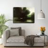 Diving Pig Michael Sowa Dock Flying Pig Animals Funny Poster Canvas Print Wall Art Modern Classroom Kitchen Bedroom Room Aesthetics Decoration Boys Women Gift Unframed and Framed (20x30inch-Framed) view 4