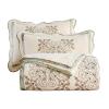 vctops 3 Piece Farmhouse Patchwork Quilt Set Oversized Queen, Elegant Floral Embroidered Cotton Quilted Bedspread Coverlet Lightweight Reversible Bedding Cover with 2 Pillow Sham (98x106 in) view 1