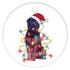Christmas Ornament Christmas Dog with Lights Xmas Gift Christmas Decoration Keepsake Ornament for Dog Lover Ceramic Elegant Hanging Christmas Tree Decorations view 4