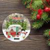 Christmas Ceramic Ornament Christmas Camper Christmas Ornament Keepsake Christmas Tree Vehicles Camping Holiday Ornament for Home Christmas Tree Decor view 2