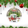 Christmas Ceramic Ornament Christmas Camper Christmas Ornament Keepsake Christmas Tree Vehicles Camping Holiday Ornament for Home Christmas Tree Decor view 3