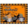 4x6ft Large Area Rugs for Living Room, Happy Halloween Gnomes Collection Area Runner Rugs Non Slip Bedroom Carpets Hallways Rug, Outdoor Indoor Nursery Rugs Dcor Fall Orange view 3