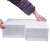 Gdrasuya10 20x Stackable Foldable Shoe Box Household Storage Plastic Cabinet Closet Organizer Drawer view 3