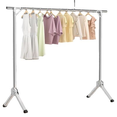 Clothes drying rack, Floor standing, household clothes drying rod,Stainless steel balcony telescopic clothes drying rack,Indoor/Outdoor Portable Dryer for Clothes Shoes Towels,Folding Laundry Drying R