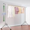 Clothes drying rack, Floor standing, household clothes drying rod,Stainless steel balcony telescopic clothes drying rack,Indoor/Outdoor Portable Dryer for Clothes Shoes Towels,Folding Laundry Drying R view 3