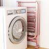 Flxsxq Clothes Drying Rack with Shoe Rest,Foldable 2-Level Laundry Drying Rack, Aluminum Towel Rack,for Clothes, Towels, Linens view 4