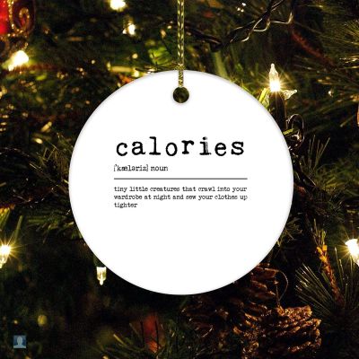 Definition Noun Calories Christmas Ceramic Ornament Definition Noun Gift Ideas Ornament Xmas Present Christmas Tree Hanging Accessories