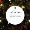 Definition Noun Calories Christmas Ceramic Ornament Definition Noun Gift Ideas Ornament Xmas Present Christmas Tree Hanging Accessories view 1