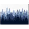 4x6ft Large Area Rugs for Living Room, Abstract Forest Blue Purple Collection Area Runner Rugs Non Slip Bedroom Carpets Hallways Rug, Outdoor Indoor Nursery Rugs Dcor Gradient Texture view 4