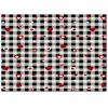 5x8ft Large Area Rugs for Living Room, Valentines Day Lovely Heart Collection Area Runner Rugs Non Slip Bedroom Carpets Hallways Rug, Outdoor Indoor Nursery Rugs Dcor Buffalo Check Black White view 3