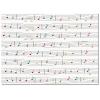 4x6ft Large Area Rugs for Living Room, Line Musical Note Simple Collection Area Runner Rugs Non Slip Bedroom Carpets Hallways Rug, Outdoor Indoor Nursery Rugs Dcor Green Red view 3