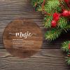 Definition Noun Music Christmas Ceramic Ornament Inspirational Novelty Customized Round Ceramic Ornament for Boys Girls Round Ceramic Christmas Decoration view 2