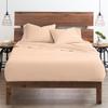 1000-TC Split King Giza Cotton Sheets Sets for Adjustable Bed- 5-PC Set with 2 Twin-XL Fitted Sheets, 25" Deep Pockets - 1000-Thread-Count Soft Pure Giza Cooling Sheets - Peach view 1