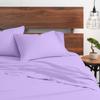 1000-TC Split Queen Giza Cotton Sheets Sets for Adjustable Bed- 5-PC Set with 2 Fitted Sheets (30"x80"), 25" Deep Pockets - 1000-Thread-Count Soft Pure Giza Cooling Sheets - Lilac view 3