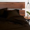 1000-TC Split Queen Giza Cotton Sheets Sets for Adjustable Bed- 5-PC Set with 2 Fitted Sheets (30"x80"), 25" Deep Pockets - 1000-Thread-Count Soft Pure Giza Cooling Sheets - Chocolate view 3