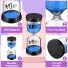 Aoriher 9 Pieces Sand Timer Colorful Hourglass Sand Clock Timer 1/3/5/10/15/20/30/45/60 Minutes Sandglass Timer for Kitchen Home Office Classroom Games Cooking Kids, 9 Colors view 4
