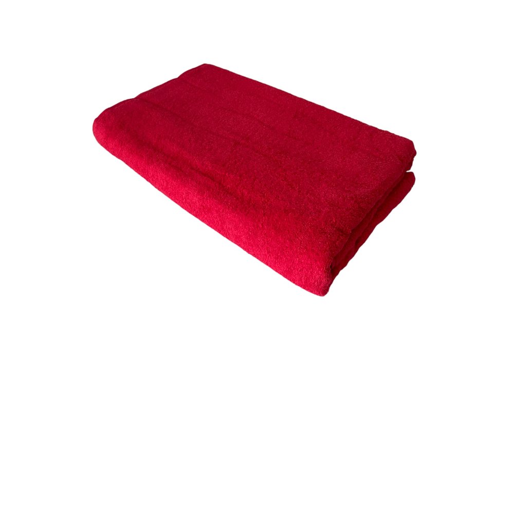 BONPERLA 100% Cotton Turkish Towels for Bath Hotel and Spa, Extra Large Bath Towels, Soft and Absorbent Bath Sheet, Red (4)