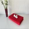 BONPERLA 100% Cotton Turkish Towels for Bath Hotel and Spa, Extra Large Bath Towels, Soft and Absorbent Bath Sheet, Red (4) view 3