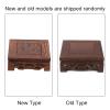 TOPINCN Vase Stand, Asian Plant Stand, Small Size Nostalgic Retro for Vases for Plant Flower(Length 10 Width 10 Height 3.7) view 4