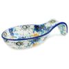 Polmedia Polish Pottery Spoon Rest UNIKAT - Elegance Pattern Handmade in Boleslawiec Poland by Ceramika Artystyczna + Certificate of Authenticity view 1