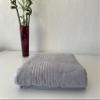 BONPERLA 100% Cotton Turkish Towels for Bath Hotel and Spa, Oversized Bath Towels, Soft and Absorbent Bath Sheet, Gray (4) view 2