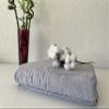 BONPERLA 100% Cotton Turkish Towels for Bath Hotel and Spa, Oversized Bath Towels, Soft and Absorbent Bath Sheet, Gray (4) view 4