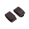 TACNEX Genuine Leather Belt Keeper 1 3/8" - 1 1/2" Wide Men's Dress/EDC/Tool Belt Loop Stays Strap Tag End Holder Retainer Band Accessories Brown 1PCS view 3