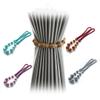 Simple Crystal Curtain Ties Simple Non-Perforated Curtain Ties Curtain Holders,T1,4 pcs view 2