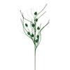 Vickerman 32" Green Mini Pinecone Twig Glitter Spray, 6 per Bag. view 1