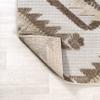 JONATHAN Y Neutral Diamond Kilim Indoor Outdoor Area Rug 4X6 Brown/Ivory, Sumak High-Low Pile for Backyard, Patio, Porch, Easy-Cleaning, High Traffic, Pet-Friendly, Non-Shedding (SBH107C-4) view 4