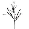 Vickerman 34" Black Wavy and Spiral Glitter Spray, 6 per Bag. view 1