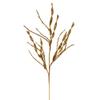 Vickerman 34" Gold Wavy and Spiral Glitter Spray, 6 Pieces per Bag, Measures 34 Inches from Top to Bottom view 1
