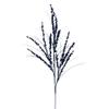 Vickerman 36" Midnight Blue Berry Twig Glitter Spray, 6 per Bag. view 1