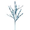 Vickerman 34" Baby Blue Wavy and Spiral Glitter Spray, 6 per Bag. view 1