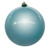 Vickerman 3" Baby Blue PPearl UV Drilled Ball Ornament, 12 per Bag. view 1