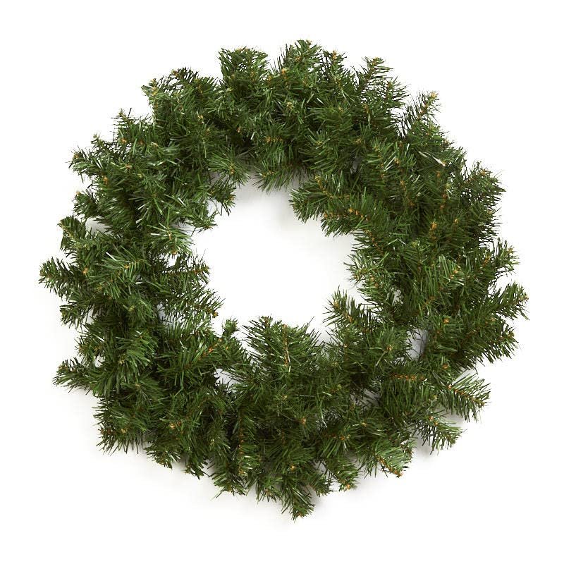 Artificial Elk Mountain Pine Wreath - Faux Pine Christmas Wreath for Holiday Decorating and Christmas Displays by Factory Direct Craft (24 Inches)