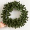 Artificial Elk Mountain Pine Wreath - Faux Pine Christmas Wreath for Holiday Decorating and Christmas Displays by Factory Direct Craft (24 Inches) view 3