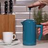 Frieling Double-Walled Stainless Steel French Press Coffee Maker, Lagoon Blue, 34 fl oz. view 2