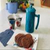 Frieling Double-Walled Stainless Steel French Press Coffee Maker, Lagoon Blue, 34 fl oz. view 4