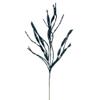 Vickerman 34" Sea Blue Wavy and Spiral Glitter Spray, 6 per Bag. view 1