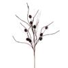 Vickerman 32" Chocolate Mini Pinecone Twig Glitter Spray, 6 per Bag. view 1