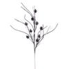 Vickerman 32" Pewter Mini Pinecone Twig Glitter Spray, 6 per Bag. view 1