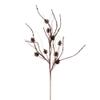 Vickerman 32" Mocha Mini Pinecone Twig Glitter Spray, 6 per Bag. view 1