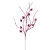 Vickerman 32" Pink Mini Pinecone Twig Glitter Spray, 6 per Bag. view 1