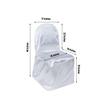 Efavormart 20 PCS White Glossy Satin Banquet Chair Covers, Reusable Elegant Chair Covers view 3