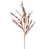 Vickerman 34" Rose Gold Wavy and Spiral Glitter Spray, 6 per Bag. view 1