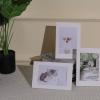 100 Pack Standing Paper Picture Frames 4x6,Cardboard Photo Frame with Easel,Paper Photo Frame Cards,Gallery Frames Bulk For Mother's Day Father's Day Graduation Birthday Wedding Classroom Craft DIY,White view 3